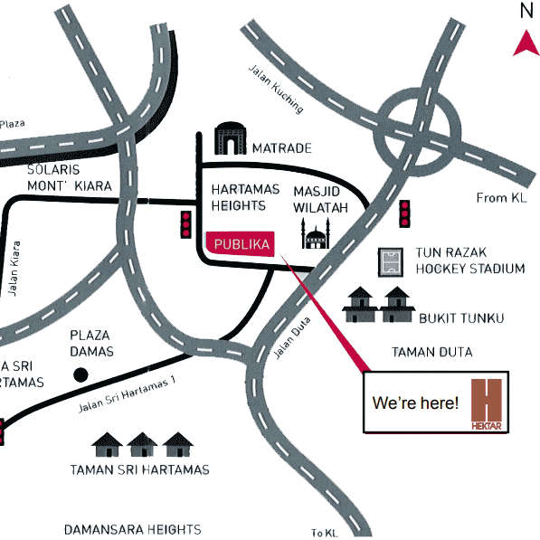 Hektar location map and floor plan (PDF)
